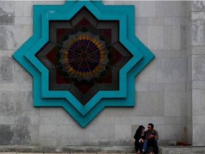 Ngabuburit di Masjid Islamic Centre, Koja