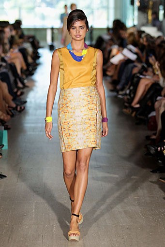 Lisa Ho, Spring/Summer 2012. Australian Fashion Week 2012. [Photo by Matt King/Getty Images]