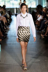 Lisa Ho, Spring/Summer 2012. Australian Fashion Week 2012. [Photo by Matt King/Getty Images]
