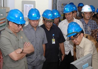 Menteri ESDM Tinjau PLTA Cirata
