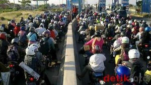 Jumlah Pemudik Bermotor Meningkat 13 % Dibanding Lebaran Tahun Lalu