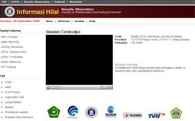 Yuk, Pantau Hilal 1 Syawal Via Web