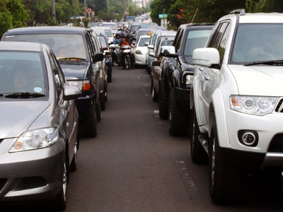 Pertama Lebaran, Lalin Depok, Jakarta Macet