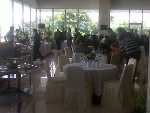 DPR Halal Bihalal, Lobi Ruang Sidang Paripurna Disulap Bak Restoran 