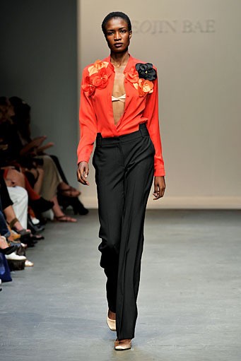 Yeojin Bae, Spring/Summer 2012. Australian Fashion Week 2012. [Photo by Stefan Gosatti/Getty Images]