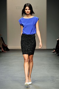 Yeojin Bae, Spring/Summer 2012. Australian Fashion Week 2012. [Photo by Stefan Gosatti/Getty Images]