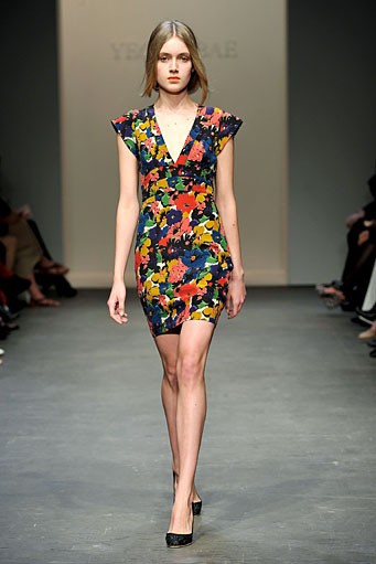 Yeojin Bae, Spring/Summer 2012. Australian Fashion Week 2012. [Photo by Stefan Gosatti/Getty Images]