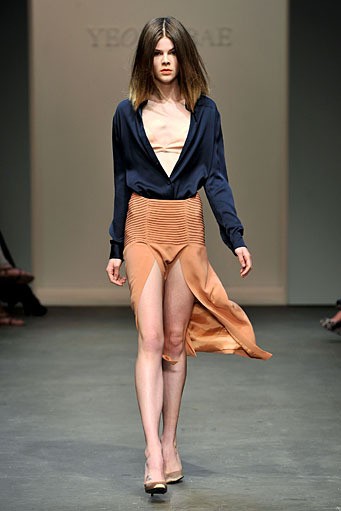 Yeojin Bae, Spring/Summer 2012. Australian Fashion Week 2012. [Photo by Stefan Gosatti/Getty Images]
