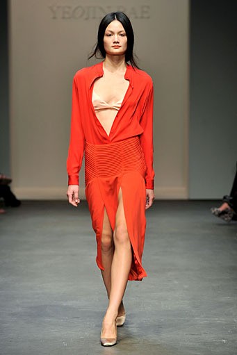Yeojin Bae, Spring/Summer 2012. Australian Fashion Week 2012. [Photo by Stefan Gosatti/Getty Images]