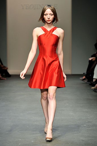 Yeojin Bae, Spring/Summer 2012. Australian Fashion Week 2012. [Photo by Stefan Gosatti/Getty Images]