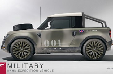 Land Rover Defender DC100 Disulap Jadi Kendaraan Militer