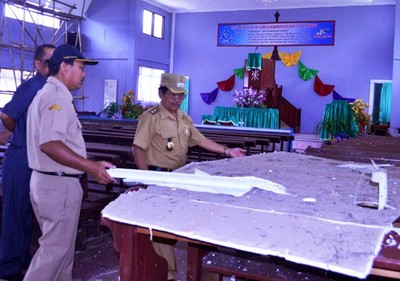 Sejumlah Bangunan Rusak Akibat Gempa Aceh