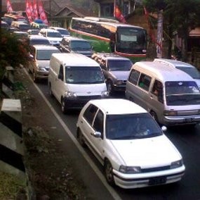 482.531 Kendaraan Lewati Nagreg Saat Arus Balik