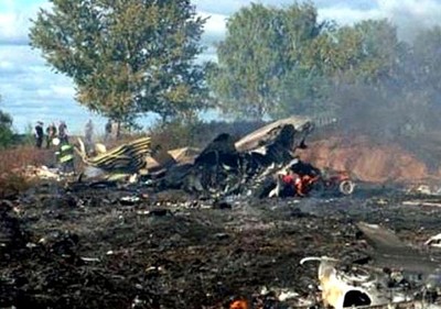Pesawat Jatuh di Rusia, 43 Orang Tewas