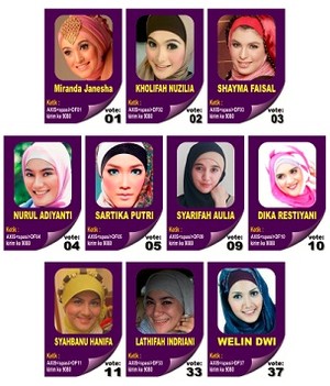 Inilah 10 Finalis Muslimah Beauty 2011