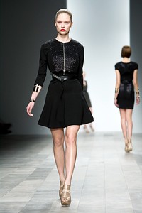 Amanda Wakeley, Fall/Winter 2011. London Fashion Week 2011. [Photo by Ian Gavan/Getty Images]