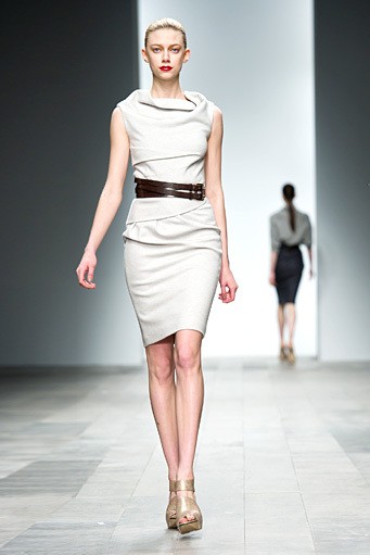 Amanda Wakeley, Fall/Winter 2011. London Fashion Week 2011. [Photo by Ian Gavan/Getty Images]