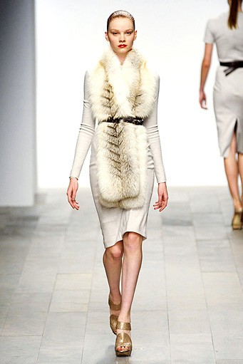 Amanda Wakeley, Fall/Winter 2011. London Fashion Week 2011. [Photo by Ian Gavan/Getty Images]