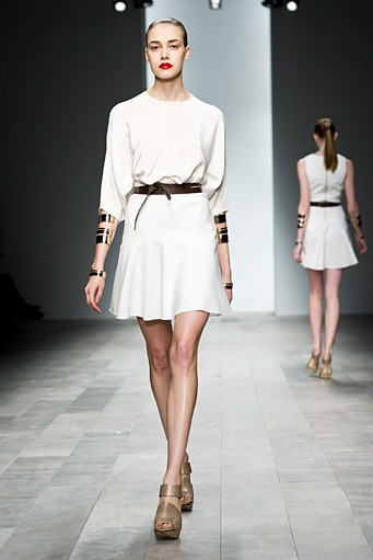 Amanda Wakeley, Fall/Winter 2011. London Fashion Week 2011. [Photo by Ian Gavan/Getty Images]