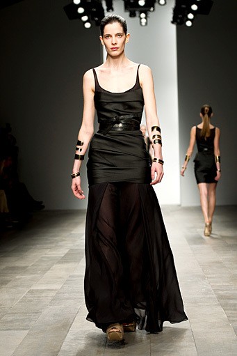 Amanda Wakeley, Fall/Winter 2011. London Fashion Week 2011. [Photo by Ian Gavan/Getty Images]