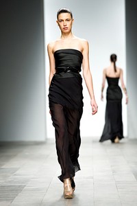 Amanda Wakeley, Fall/Winter 2011. London Fashion Week 2011. [Photo by Ian Gavan/Getty Images]