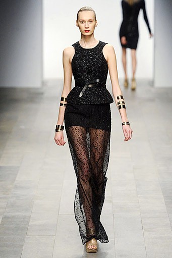 Amanda Wakeley, Fall/Winter 2011. London Fashion Week 2011. [Photo by Ian Gavan/Getty Images]