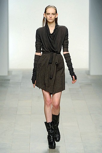 Aminaka Wilmont, Fall/Winter 2011. Australian Fashion Week 2011. [Photo by Gareth Cattermole/Getty Images]