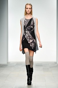 Aminaka Wilmont, Fall/Winter 2011. Australian Fashion Week 2011. [Photo by Gareth Cattermole/Getty Images]