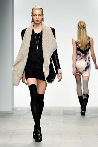 Aminaka Wilmont, Fall/Winter 2011. Australian Fashion Week 2011. [Photo by Gareth Cattermole/Getty Images]