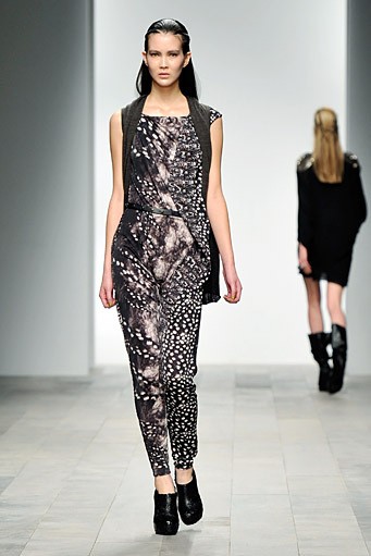 Aminaka Wilmont, Fall/Winter 2011. Australian Fashion Week 2011. [Photo by Gareth Cattermole/Getty Images]