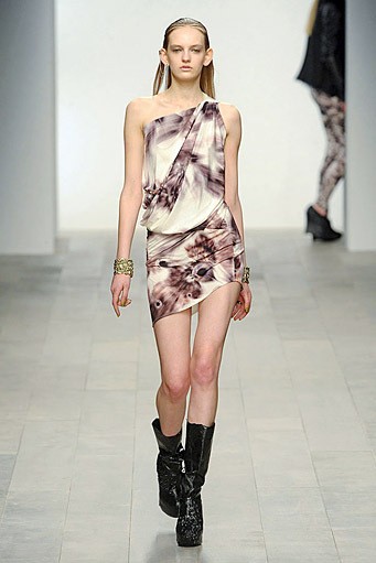 Aminaka Wilmont, Fall/Winter 2011. Australian Fashion Week 2011. [Photo by Gareth Cattermole/Getty Images]