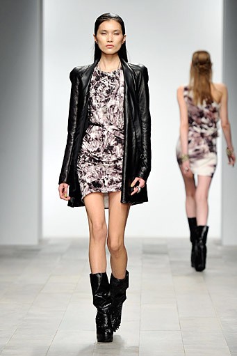 Aminaka Wilmont, Fall/Winter 2011. Australian Fashion Week 2011. [Photo by Gareth Cattermole/Getty Images]