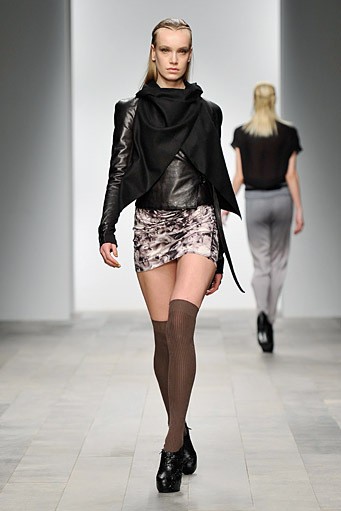 Aminaka Wilmont, Fall/Winter 2011. Australian Fashion Week 2011. [Photo by Gareth Cattermole/Getty Images]
