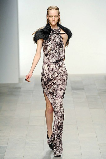 Aminaka Wilmont, Fall/Winter 2011. Australian Fashion Week 2011. [Photo by Gareth Cattermole/Getty Images]