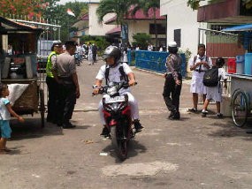 Geng Motor Marak, Polresta Medan Razia ke Sekolah di Medan
