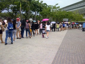 Shawol Padati Lokasi SHINee The 1st Concert in Singapore