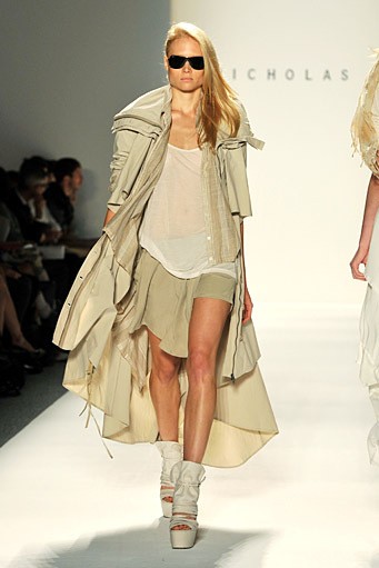 Nicholas K, Spring/Summer 2012. New York Fashion Week 2012. [Photo by Slaven Vlasic/Getty Images for Mercedes-Benz Fashion Week]