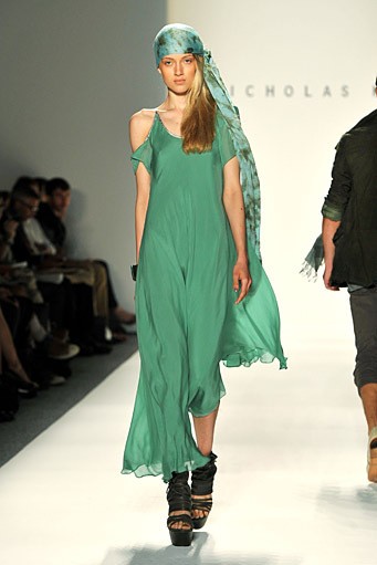 Nicholas K, Spring/Summer 2012. New York Fashion Week 2012. [Photo by Slaven Vlasic/Getty Images for Mercedes-Benz Fashion Week]
