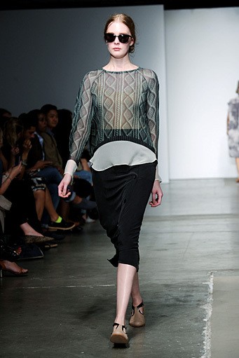 Rachel Comey, Spring/Summer 2012. New York Fashion Week Spring/Summer 2012. [Photo by Craig Barritt/Getty Images]