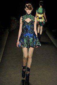 Jen Kao, Fall/Winter 2011. New York Fashion Week 2011. [Photo by Frazer Harrison/Getty Images for Mercedes-Benz]