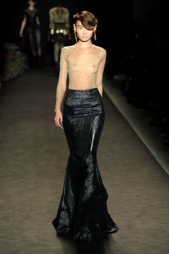 Jen Kao, Fall/Winter 2011. New York Fashion Week 2011. [Photo by Frazer Harrison/Getty Images for Mercedes-Benz]