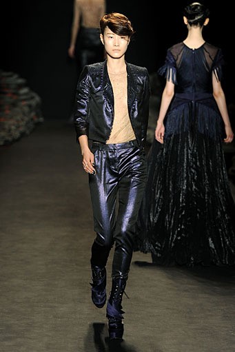Jen Kao, Fall/Winter 2011. New York Fashion Week 2011. [Photo by Frazer Harrison/Getty Images for Mercedes-Benz]