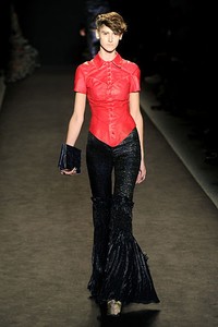 Jen Kao, Fall/Winter 2011. New York Fashion Week 2011. [Photo by Frazer Harrison/Getty Images for Mercedes-Benz]
