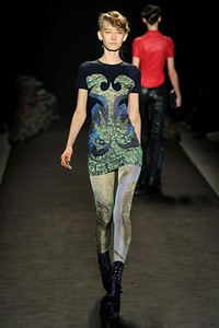 Jen Kao, Fall/Winter 2011. New York Fashion Week 2011. [Photo by Frazer Harrison/Getty Images for Mercedes-Benz]