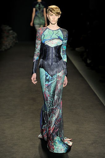 Jen Kao, Fall/Winter 2011. New York Fashion Week 2011. [Photo by Frazer Harrison/Getty Images for Mercedes-Benz]