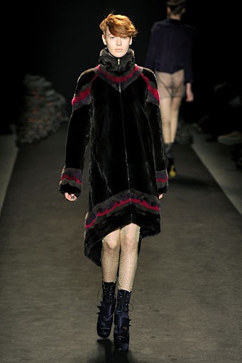 Jen Kao, Fall/Winter 2011. New York Fashion Week 2011. [Photo by Frazer Harrison/Getty Images for Mercedes-Benz]