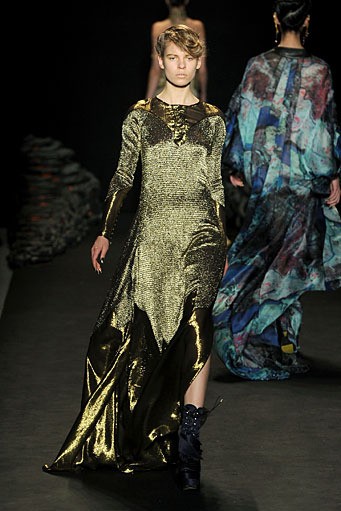 Jen Kao, Fall/Winter 2011. New York Fashion Week 2011. [Photo by Frazer Harrison/Getty Images for Mercedes-Benz]