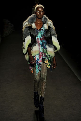 Jen Kao, Fall/Winter 2011. New York Fashion Week 2011. [Photo by Frazer Harrison/Getty Images for Mercedes-Benz]