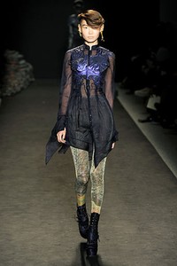 Jen Kao, Fall/Winter 2011. New York Fashion Week 2011. [Photo by Frazer Harrison/Getty Images for Mercedes-Benz]