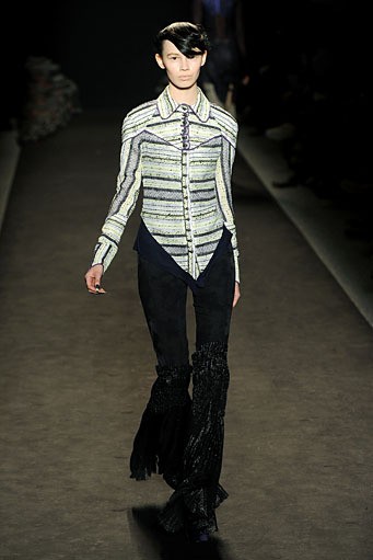 Jen Kao, Fall/Winter 2011. New York Fashion Week 2011. [Photo by Frazer Harrison/Getty Images for Mercedes-Benz]